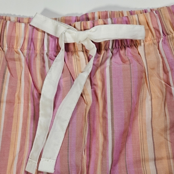 Stars Above Striped Pajamas Shirt & Short Set Multicolor Size Medium - Picture 11 of 14